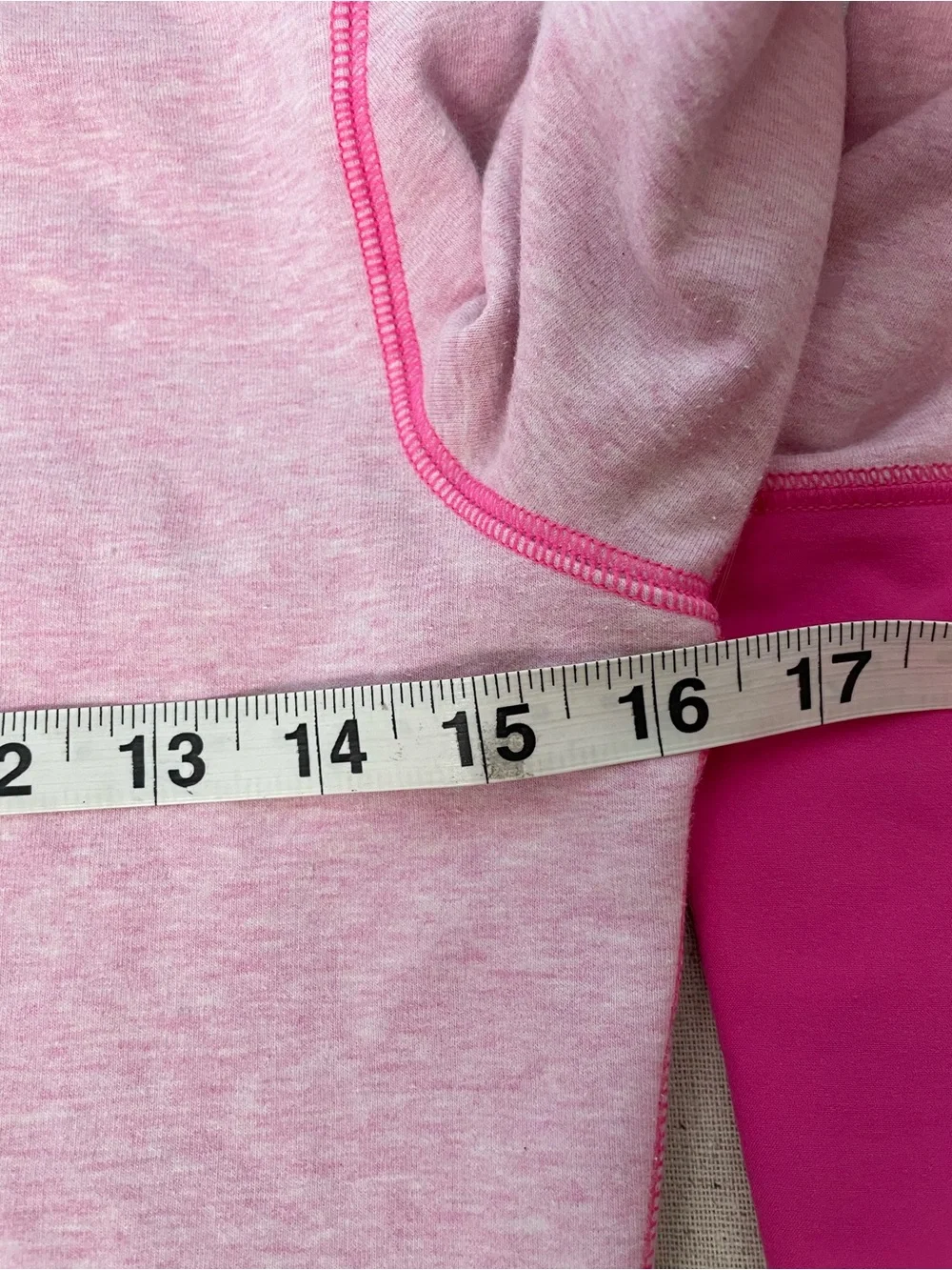 lululemon athletica Pink Two-Tone Zip Hoodie